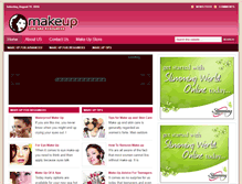 Tablet Screenshot of nearmakeup.com